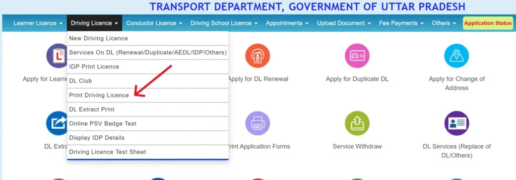 Sarathi-Parivahan-Dashboard